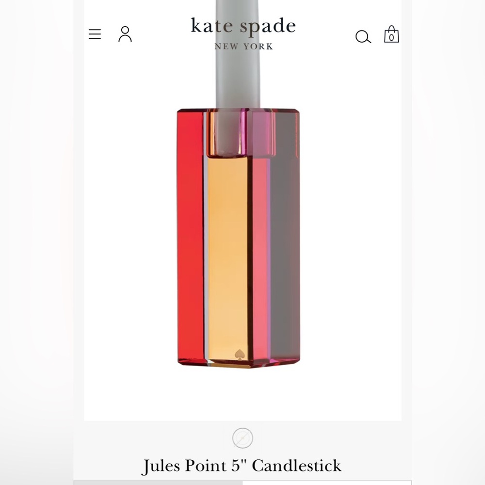 Kate Spade - Jules Crystal candlestick